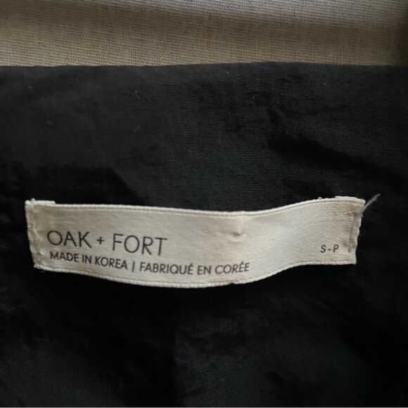 Oak + Fort Nylon ruched mini dress Sz S - Picture 5 of 8